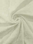 Floral Stretch Lace 58" Wide| New Creations Fabric & Foam Inc.