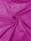 Flower Rose Jacquard Satin 58" Wide