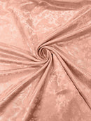 Flower Rose Jacquard Satin 58" Wide