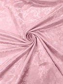 Flower Rose Jacquard Satin 58" Wide