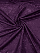 Flower Rose Jacquard Satin 58" Wide