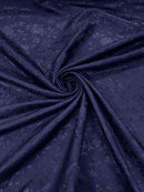Flower Rose Jacquard Satin 58" Wide