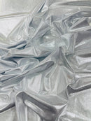 Foggy All Over Foil Metallic Nylon Spandex 58" Wide