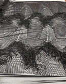 Fringe sequin Fabric 54” Wide| New Creations Fabric & Foam Inc.