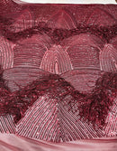 Fringe sequin Fabric 54” Wide| New Creations Fabric & Foam Inc.