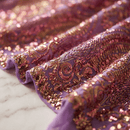 Geometric Diamond Sequin Stretch Mesh 54” Wide – Iridescent 4 Way Stretch Sequin Fabric