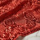 Geometric Diamond Sequin Stretch Mesh 54” Wide – Iridescent 4 Way Stretch Sequin Fabric