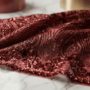 Geometric Diamond Sequin Stretch Mesh 54” Wide – Iridescent 4 Way Stretch Sequin Fabric