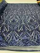 Geometric Sequin Fabric 54” Wide| New Creations Fabric & Foam Inc.