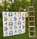 Golf Bags and Flags Quilt Pattern