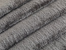 Gray Chenille Upholstery Fabric - Textured & Silky