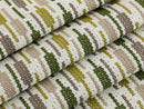 Green Striped Upholstery Fabric - Outdoor & Indoor