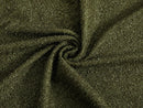 Green Boucle Upholstery Fabric - Textured & Cozy