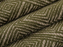 Green Geometric Upholstery Fabric – Textured & Soft
