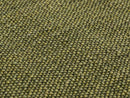 Green Linen Look Upholstery Fabric - Woven & Heavy