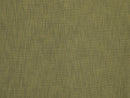 Green Linen Look Upholstery Fabric - Woven & Heavy