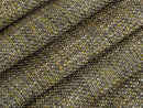 Green Woven Upholstery Fabric - Linen Look