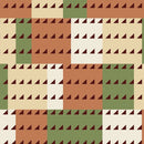 American Bold - Green and Rust Imperial - Cotton 44/45" Fabric Per Yard