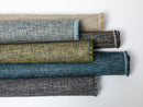 Dark Gray Woven Upholstery Fabric - Linen Look