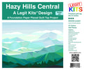 Hazy Hills Central Quilt Kit (CONFETTI)