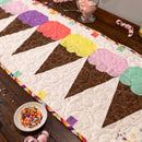 Ice Cream Cones Table Runner Precut Quilt Kit
