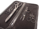 Premium Sewing Scissor Set – 4-Piece Collection with Felt Case