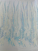 Wing Sequin Fabric 54” Wide| New Creations Fabric & Foam Inc.