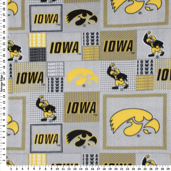 Iowa Hawkeyes - Fleece - Patchwork