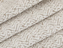 Ivory Chevron Upholstery Fabric - Textured & Neutral