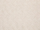 Ivory Geometric Upholstery Fabric – Textured & Soft