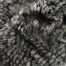 Black Luxe Cuddle Boa 58"/60" Fabric per yard