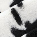 Snow/Black Luxe Cuddle Cow 58"/60" Fabric per yard