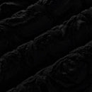 Luxe Cuddle Demi Rose Black 58" - 60" Fabric per yard