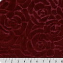Luxe Cuddle Demi Rose Merlot 58" - 60" Fabric per yard