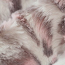 Blush Luxe Cuddle Leopard 58"/60" Fabric per yard