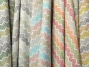 Orange Chevron Upholstery Fabrics - Outdoor & Indoor