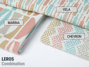 Light Blue Striped Upholstery Fabric - Outdoor & Indoor