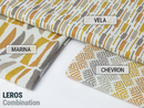 Mustard Chevron Upholstery Fabrics - Outdoor & Indoor