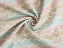 Light Blue Chevron Upholstery Fabrics - Outdoor & Indoor