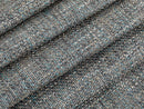 Light Blue Woven Upholstery Fabric - Linen Look