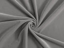 Light Gray Velvet Upholstery Fabric - Soft & Luxurious