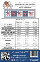 Love of Liberty Quilt Pattern - Paper Print Version, Mailed