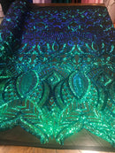 Royalty Sequin Damask Fabric 54” Wide| New Creations Fabric & Foam Inc.