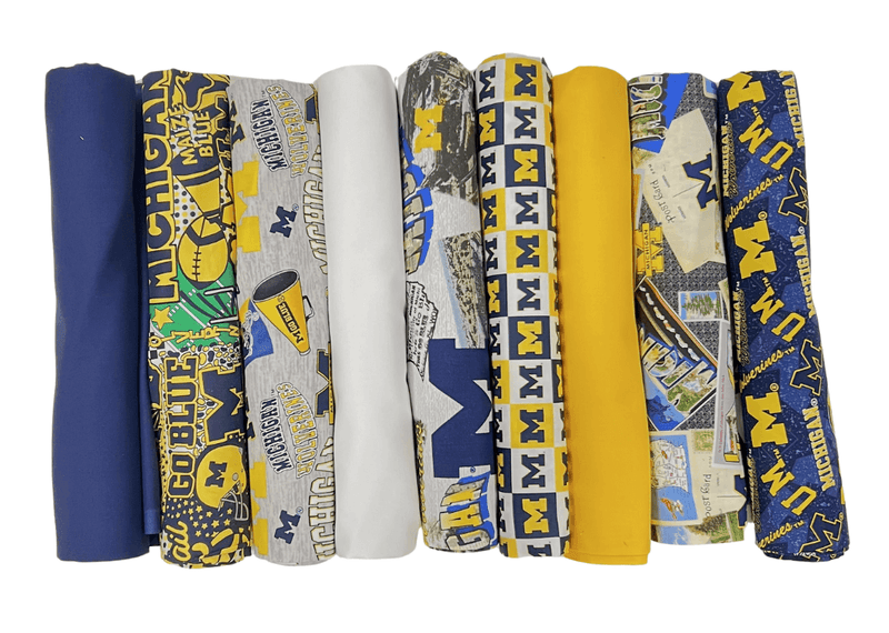 Michigan Wolverines - One Yard Bundle - 9 pack