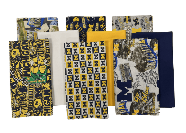 Michigan Wolverines - One Yard Bundle - 9 pack