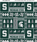 Michigan State Spartans - Fleece - Christmas Sweater