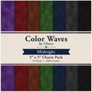 Color Waves Midnight 5" x 5" Charm Pack - 42 Squares