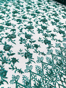 Modern Luxury Beaded Fabric 54” Wide