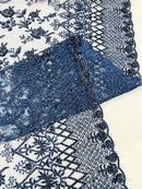 Modern Luxury Beaded Fabric 54” Wide