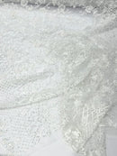 Modern Luxury Beaded Fabric 54” Wide